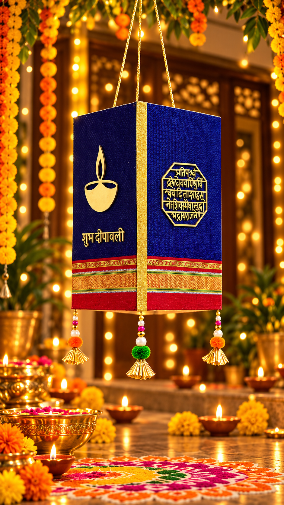 Back of Premium Festive Kandil